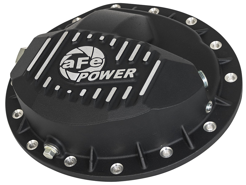 Pro Series Rear Differential Cover Black w/ Machined Fins GM Trucks 99-13