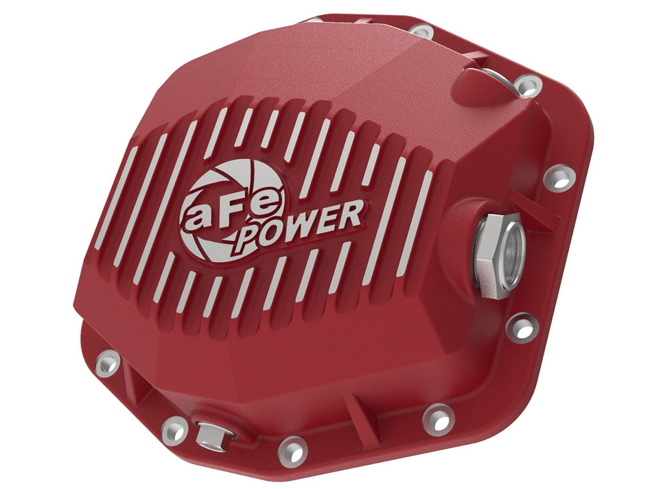 10 lbs. 15X15X5 Pro Series Rear Differential Cover Red w/ Machined Fins Dana M220 Jeep Wrangler JL 18-20 L4-2.0L t / V6-3.6L