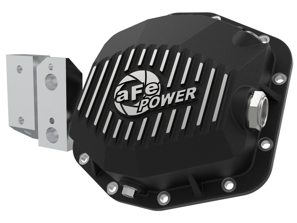 Pro Series Dana M220 Rear Differential Cover Black w/ Machined Fins Jeep Gladiator (JT) 2020 V6-3.6L