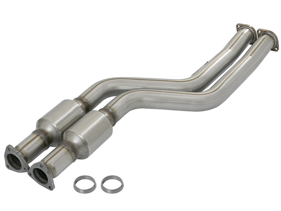 21 lbs. 48X10X10 aFe POWER Direct Fit 409 Stainless Steel Catalytic Converter BMW Z4 M E85/86 06-08 L6-3.2L S54