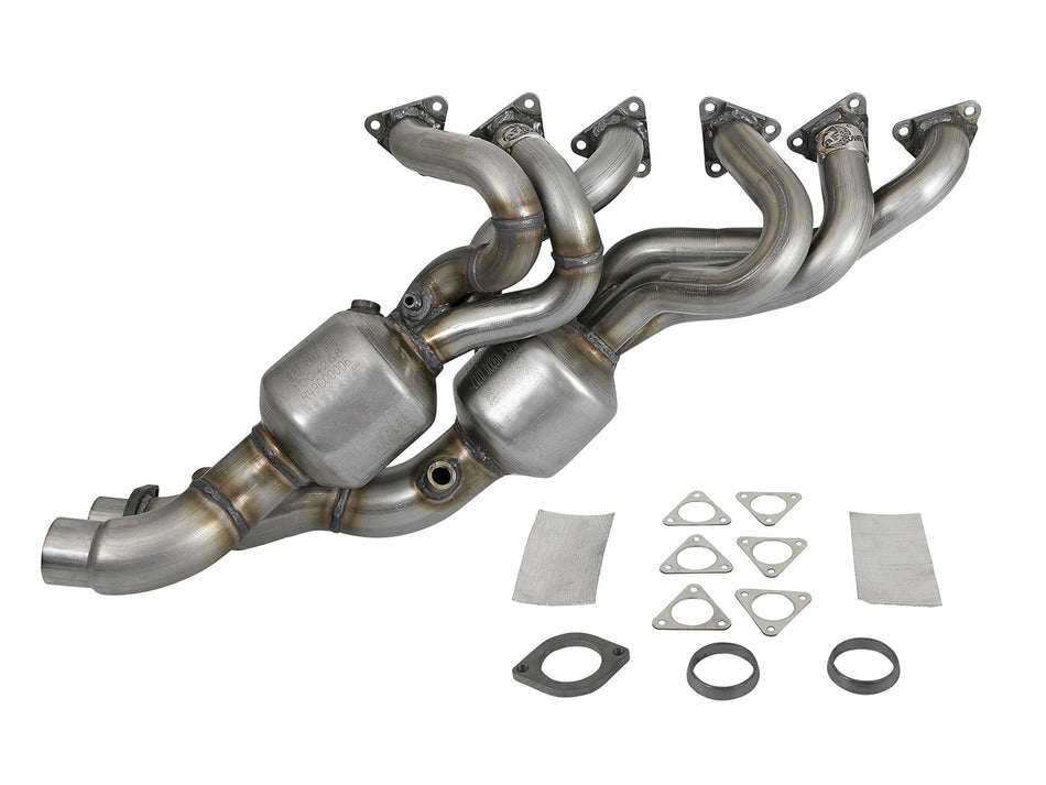 41 lbs. 35X15X11 aFe POWER Direct Fit 409 Stainless Steel Catalytic Converter BMW M3 E46 01-06 L6-3.2L S54