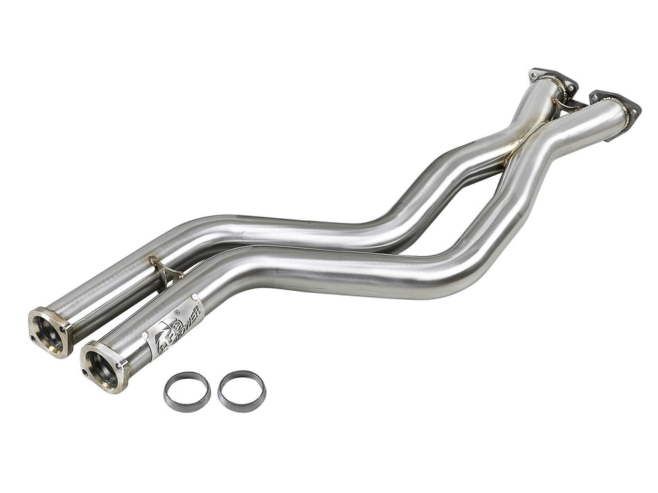 Twisted Steel 2-1/2 IN 304 Stainless Steel Race Series X-Pipe BMW M3 (E46) 01-06 L6-3.2L S54