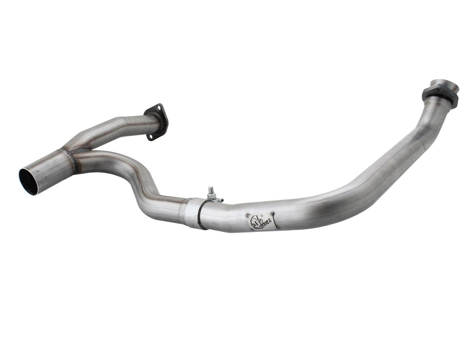 12 lbs. 29X17X7 Twisted Steel 2 IN to 2-1/2 IN 409 Stainless Steel Street Series Y-Pipe Jeep Wrangler JK 12-18 V6-3.6L