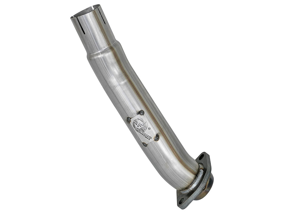 Twisted Steel 2-1/2 IN 409 Stainless Steel Loop-Delete Downpipe Jeep Wrangler (JL) 18-20 / Gladiator (JT) 2020 V6-3.6L