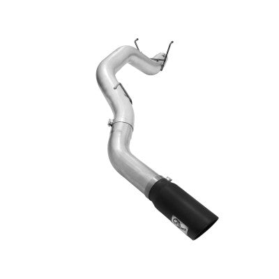 ATLAS 5 IN Aluminized Steel DPF-Back Exhaust System w/Black Tip Dodge RAM Diesel Trucks 13-18 L6-6.7L