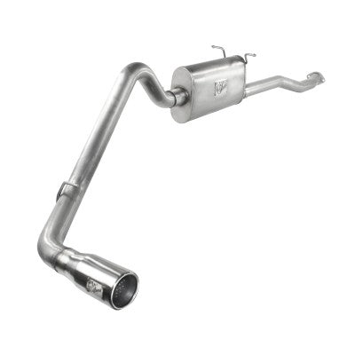 ATLAS 2-1/2 IN Aluminized Steel Cat-Back Exhaust System w/ Muffler and Polish Tip Ford Ranger 98-12 V6-4.0 98-08 V6-3.0L 98-01 L4-2.5L and 01-01 L4-2.3L