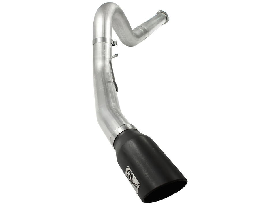 ATLAS 5 IN Aluminized Steel DPF-Back Exhaust System w/Black Tip Ford Diesel Trucks 11-14 V8-6.7L