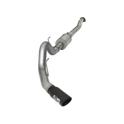 ATLAS 4 IN Aluminized Steel Cat-Back Exhaust System w/ Muffler and Black Tip Ford F-150 15-20 V6-2.7L/3.5L