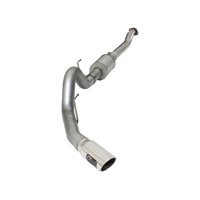 53 lbs. 49X24X13 ATLAS 4 IN Aluminized Steel Cat-Back Exhaust System w/ Muffler and Polished Tip Ford F-150 15-19 V6-2.7L/3.5L tt