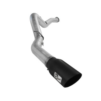 ATLAS 5 IN Aluminized Steel DPF-Back Exhaust System w/Black Tip GM Diesel Trucks 07.5-10 V8-6.6L (td) LMM