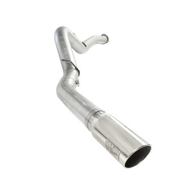 ATLAS 5 IN Aluminized Steel DPF-Back Exhaust System w/Polished Tip GM Diesel Trucks 07.5-10 V8-6.6L (td) LMM