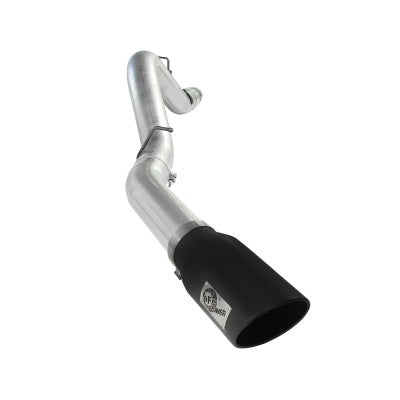 ATLAS 5 IN Aluminized Steel DPF-Back Exhaust System w/Black Tip GM Diesel Trucks 11-16 V8-6.6L (td) LML