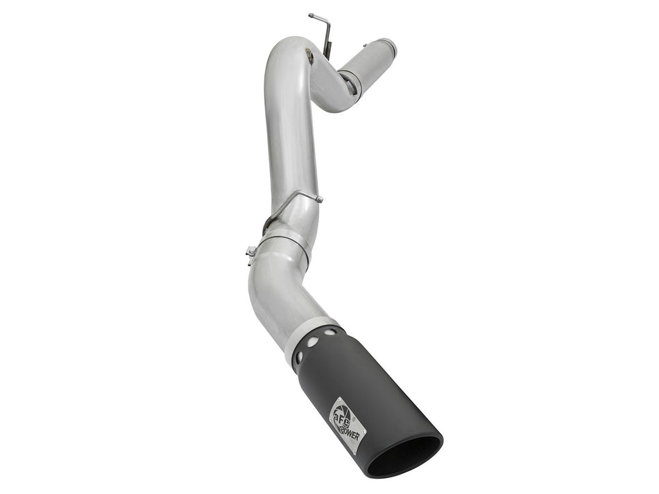 ATLAS 5 IN Aluminized Steel DPF-Back Exhaust System w/Black Tip GM Diesel Trucks 2016 V8-6.6L (td) LML