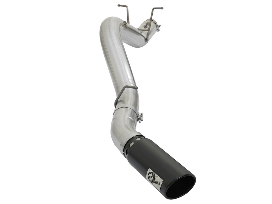 ATLAS 4 IN Aluminized Steel DPF-Back Exhaust System w/Black Tip GM Diesel Trucks 17-19 V8-6.6L (td) L5P