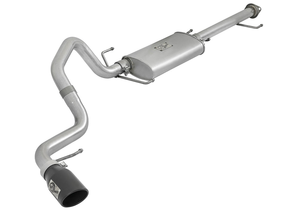 Scorpion 2-1/2 IN Aluminized Steel Cat-Back Exhaust System w/ Black Tip Toyota FJ Cruiser 07-18 V6-4.0L