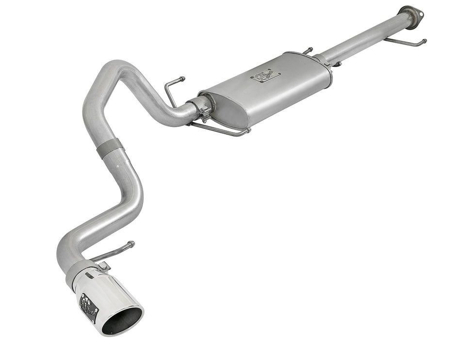 Scorpion 2-1/2 IN Aluminized Steel Cat-Back Exhaust System w/ Polished Tip Toyota FJ Cruiser 07-18 V6-4.0L