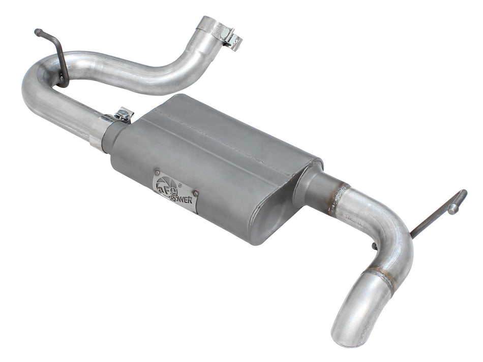 19 lbs. 29X17X7 Scorpion 2-1/2 IN Aluminized Steel Axle-Back Hi-Tuck Exhaust System Jeep Wrangler JK 07-18 V6-3.6L/3.8L