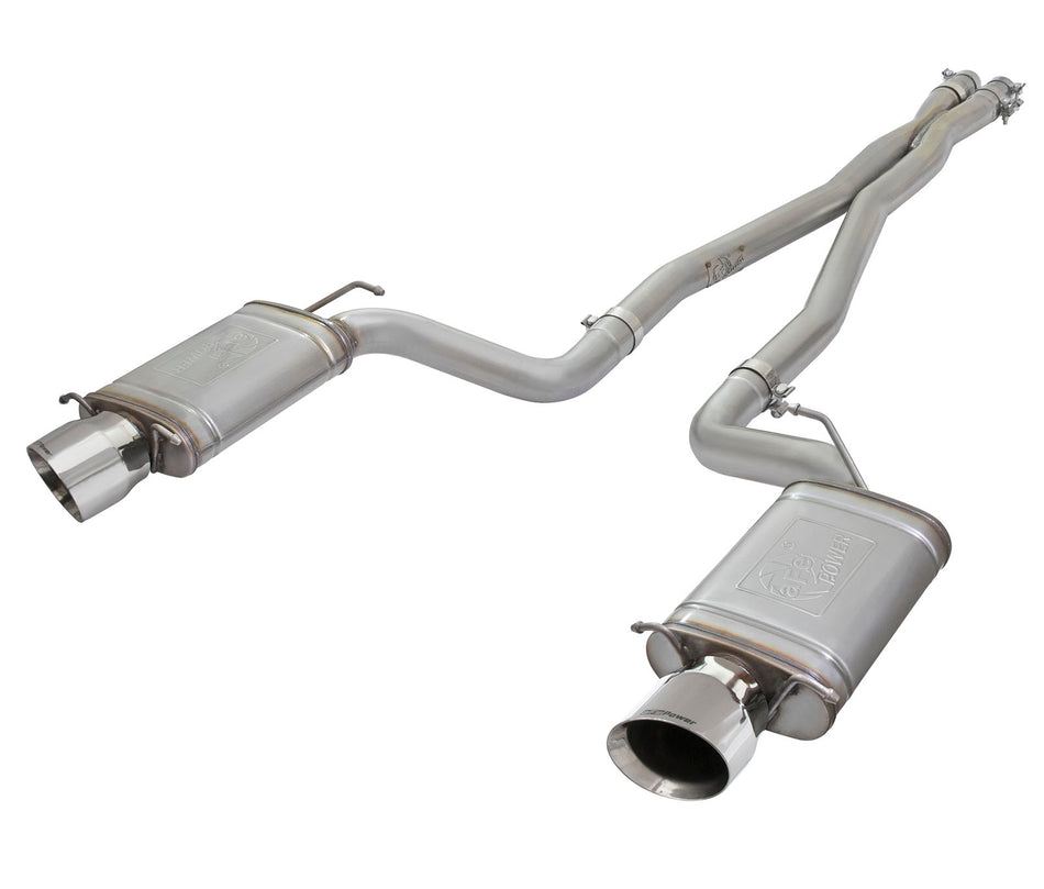 MACH Force-Xp 3 IN 304 Stainless Steel Cat-Back Exhaust System w/Polished Tip Cadillac CTS-V 09-15 V8-6.2L (sc)