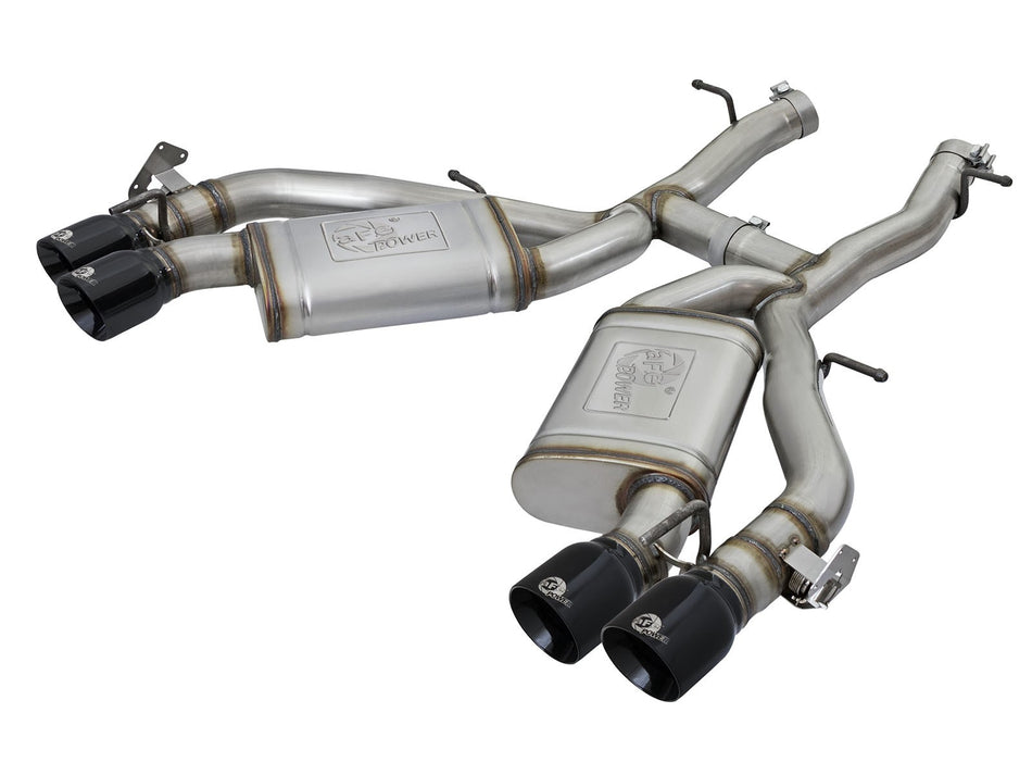 MACH Force-Xp 3 IN 304 Stainless Steel Axle-Back Exhaust System w/Black Tip Chevrolet Camaro SS 16-20 V8-6.2L (sc)