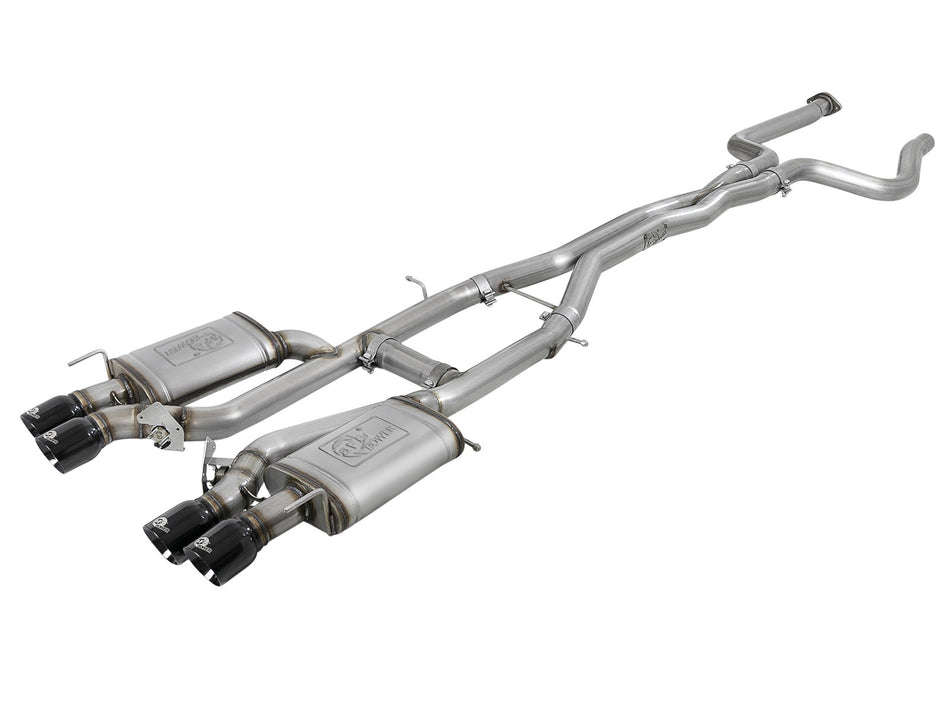 MACH Force-Xp 3 IN 304 Stainless Steel Cat-Back Exhaust System w/ Black Tip Cadillac ATS-V 16-19 V6-3.6L