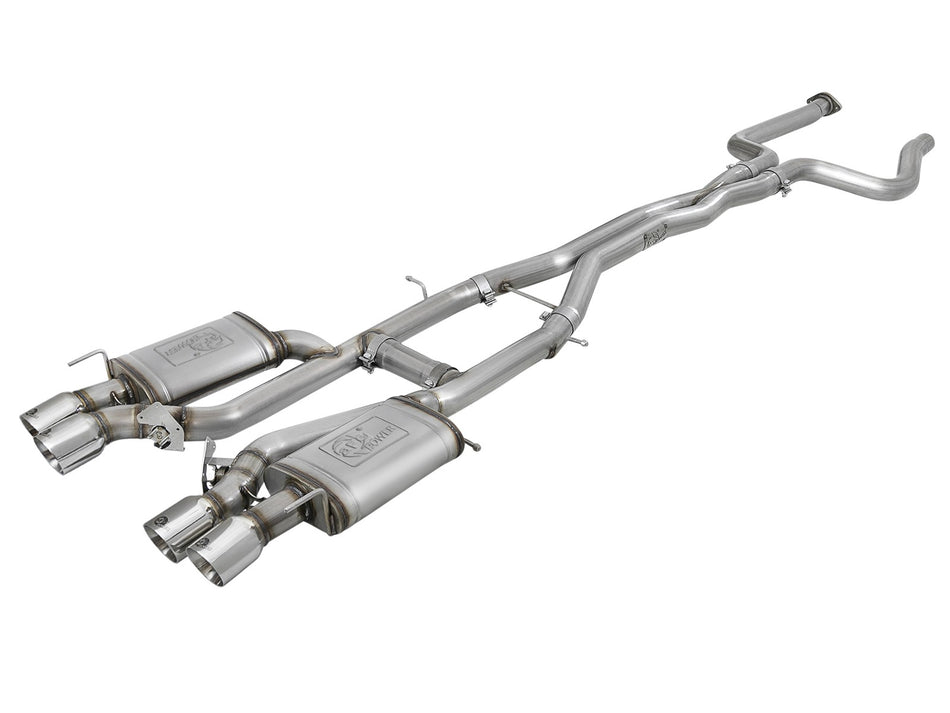 MACH Force-Xp 3 IN 304 Stainless Steel Cat-Back Exhaust System w/ Polished Tip Cadillac ATS-V 16-19 V6-3.6L