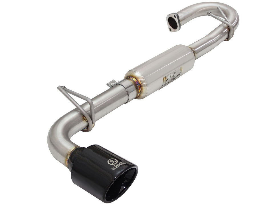Takeda 2-1/4 to 2-1/2in 304 Stainless Steel Axle-Back Exhaust System w/Black Tip Scion tC 11-16 L4-2.5L