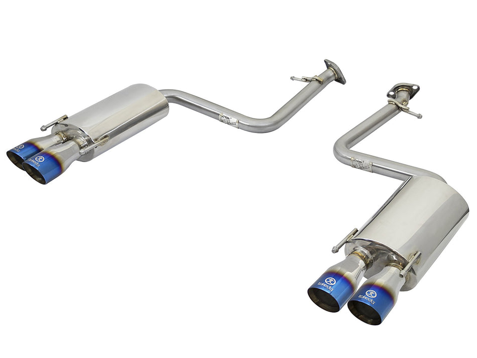 42 lbs. 60X19X14 Takeda 2 IN 304 Stainless Steel Axle-Back Exhaust System w/ Blue Flame Tip Lexus RC 200t 16-17 / 18-20 RC 300 / 15-20 RC 350 L4-2.0L t