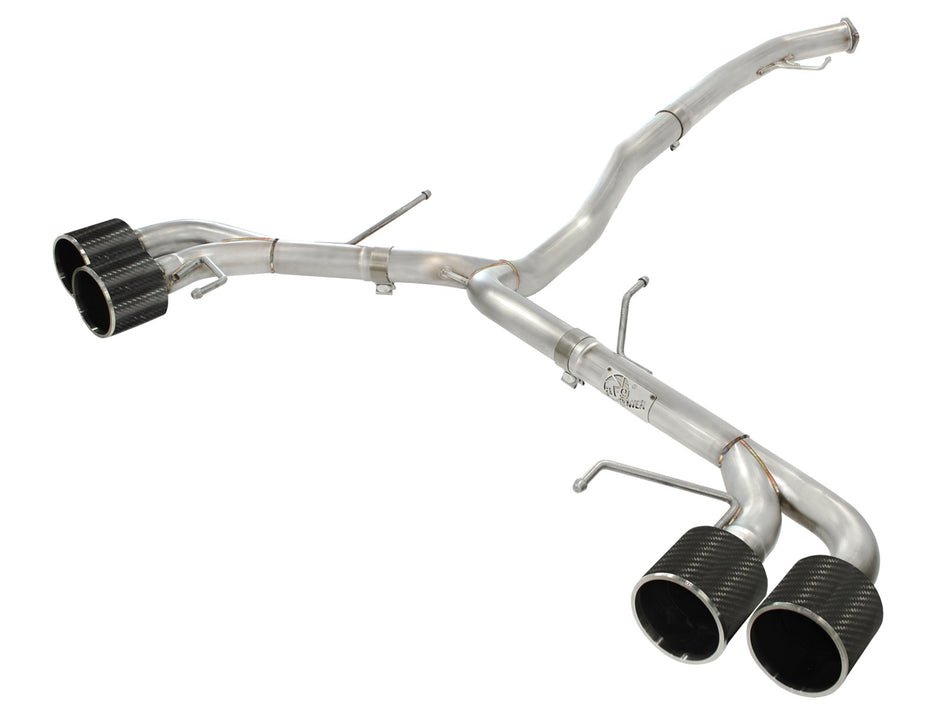 Takeda 3 IN to 2-1/2 IN 304 Stainless Steel Cat-Back Exhaust System Nissan GT-R (R35) 09-20 V6-3.8L