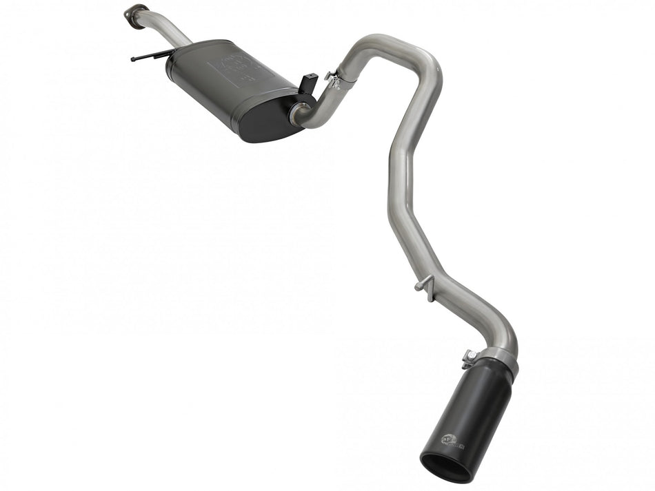 49 lbs. 48X23X13 MACH Force-Xp 304 Stainless Steel Cat-Back Exhaust System w/ Black Tip Nissan Patrol Y61 01-19 L6-4.8L