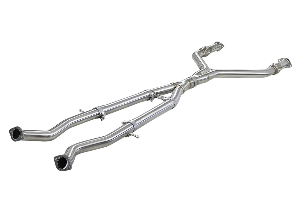 Takeda 2-1/2 IN to 3 IN 304 Stainless Steel Street Series Y-Pipe Infiniti Q50/Q60 16-20 V6-3.0L
