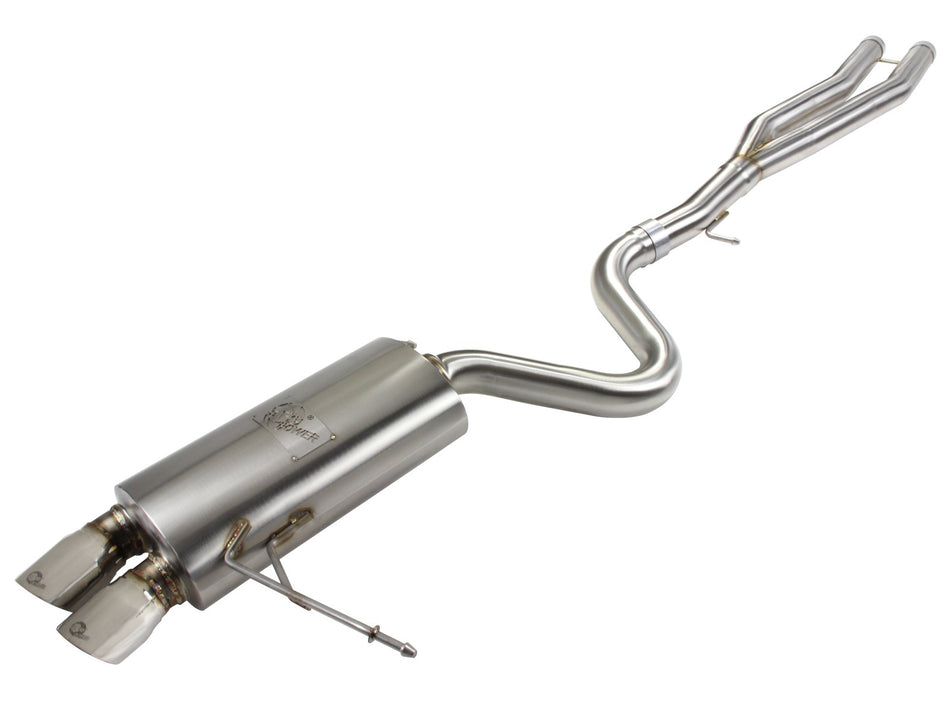 37.8 lbs. 49X25X14 MACH Force-Xp 2-1/2in 304 Stainless Steel Cat-Back Exhaust System BMW 335i (E90/92/93) 07-13 L6-3.0L (t) N54/N55