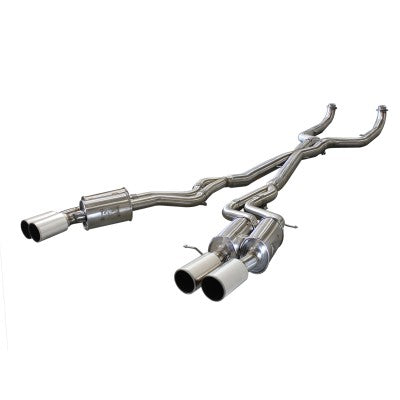 MACH Force-Xp 3 IN 304 Stainless Steel Cat-Back Exhaust System w/Polished Tip BMW M5 (F10) 12-17 V8-4.4L (tt) S63