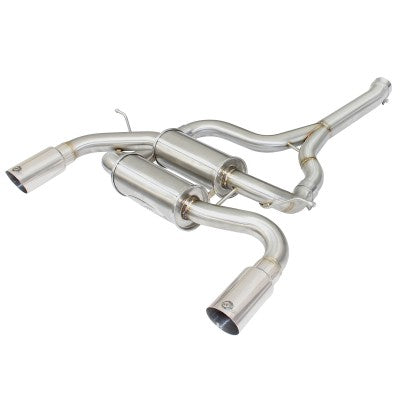 MACH Force-Xp 2-1/2in Stainless Steel Downpipe-Back Exhaust Sys w/Polished Tip BMW 335i (F30) 12-15 / 435i (F32/F33) 14-16 L6-3.0L (t) N55