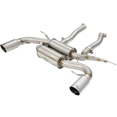 MACH Force-Xp 2-1/2in Stainless Steel Downpipe-Back Exhaust Sys w/Polished Tip BMW 335i (E90/92/93) 07-13 L6-3.0L (t) N54/N55