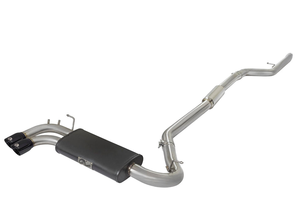 MACH Force-Xp 3 IN to 2-1/4 IN Stainless Steel Cat-Back Exhaust w/ Black Tip BMW 328i/428i (F30/F32) 12-16 L4-2.0L (t) N20/N26