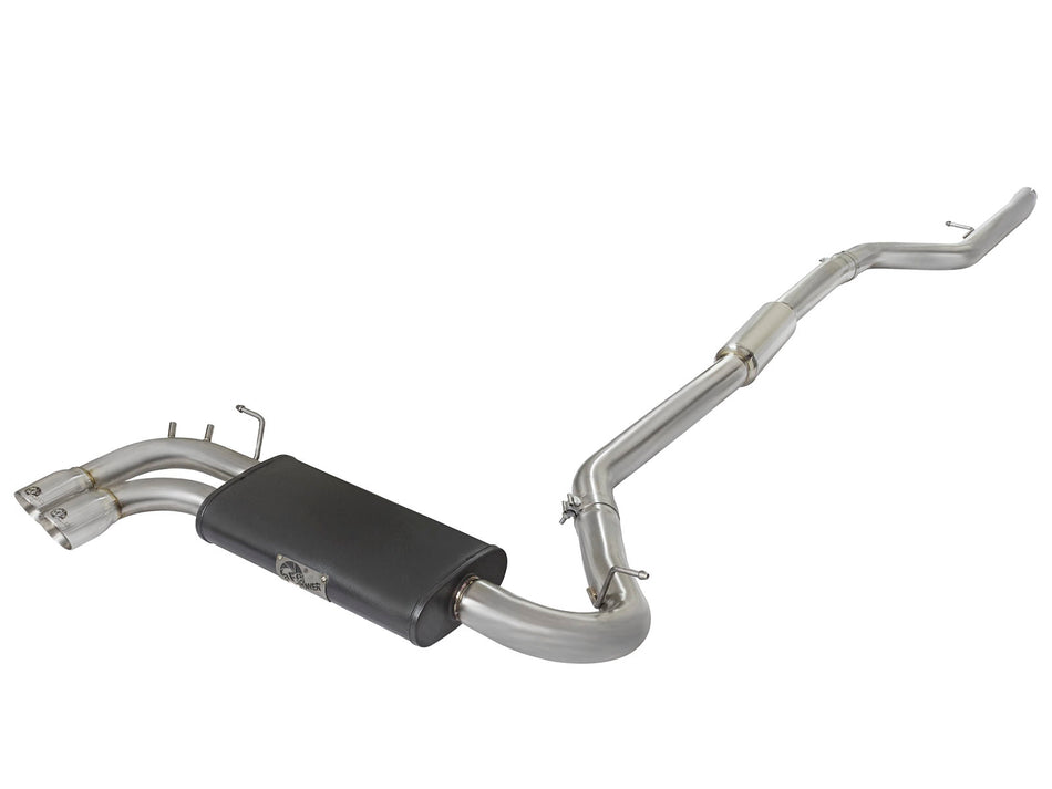 MACH Force-Xp 3 IN to 2-1/4 IN Stainless Steel Cat-Back Exhaust w/ Polish Tip BMW 328i/428i (F30/F32) 12-16 L4-2.0L (t) N20/N26