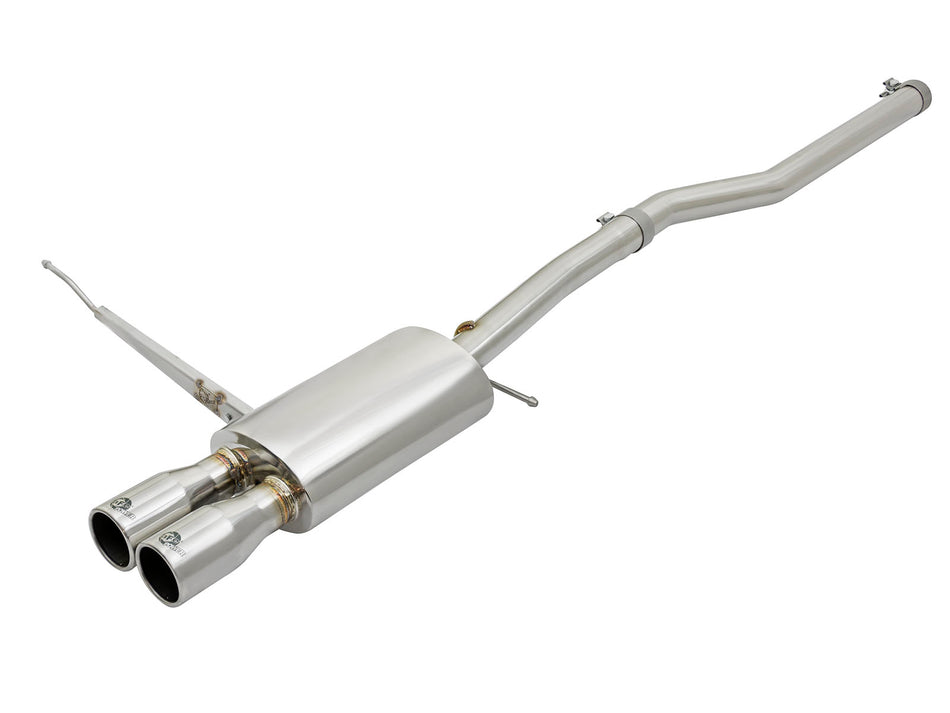 25 lbs. 49X23X13 MACH Force-Xp Stainless Steel Cat-Back Exhaust System w/ Polished Tip MINI Cooper S F55 15-20 L4-2.0L t B46