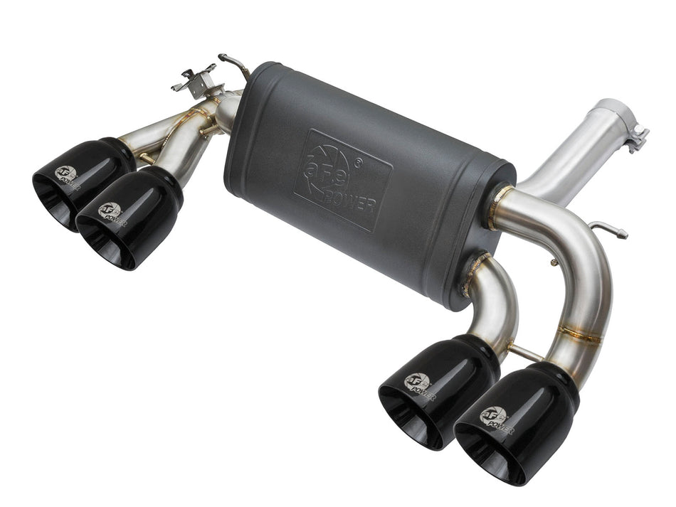 60 lbs. 49X23X13 MACH Force-Xp 3 to 2-1/2in Stainless Steel Axle-Back Exhaust System w/Black Tip BMW M2 F87 16-18 L6-3.0L t N55