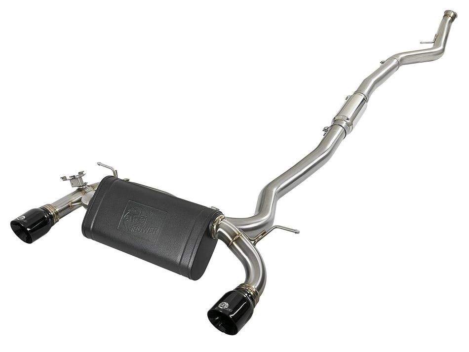 62 lbs. 49X23X13 MACH Force-Xp 304 Stainless Steel Cat-Back Exhaust System w/Black Tips BMW 335i F30 12-15 / 435i F32/F33 14-16 L6-3.0L t N55