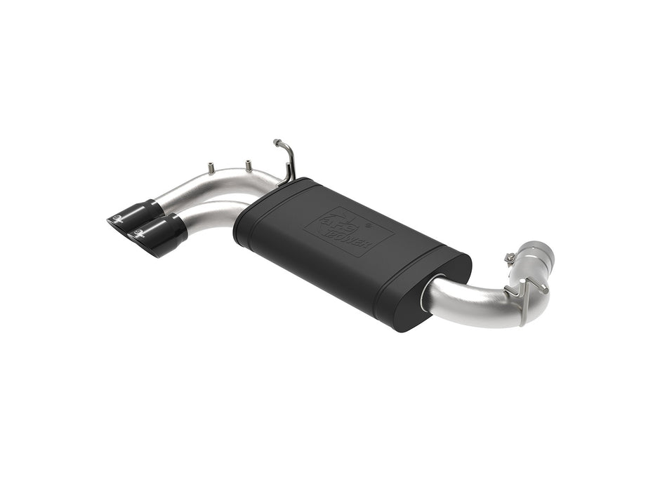 30 lbs. 49X23X13 MACH Force-XP 2-1/2 IN 304 Stainless Steel Axle-Back Exhaust System w/ Black Tip BMW 228i F22/23 14-16 L4-2.0L t N20