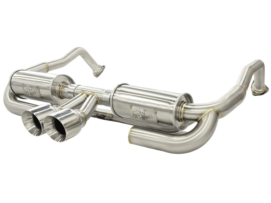 MACH Force-Xp 2in to 2-1/2in Stainless Steel Cat-Back Exhaust System Porsche Boxster S (987.1) 05-08 H6-3.4L