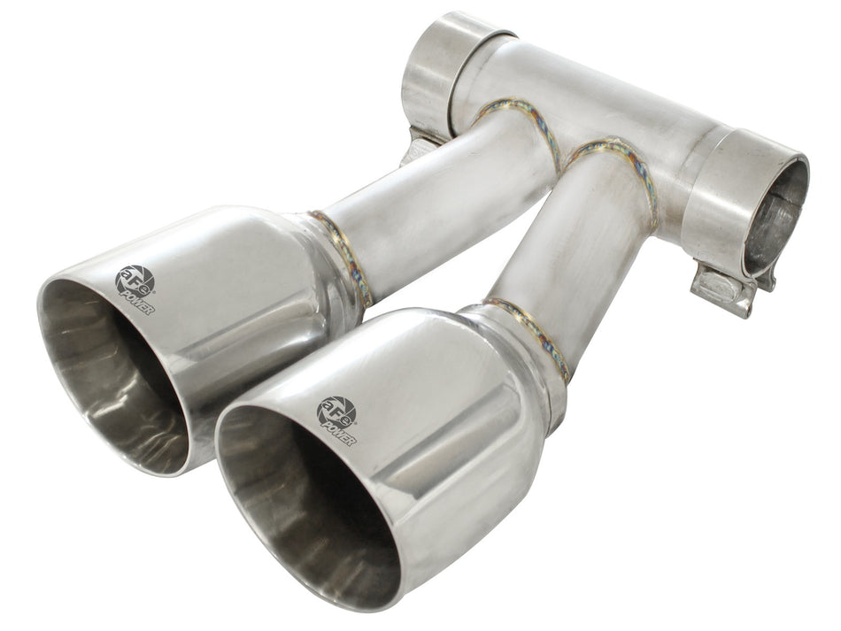 MACH Force-Xp 304 Stainless Steel OE Replacement Exhaust Tip Polished Porsche Boxster S (987.1) 05-08 H6-3.4L