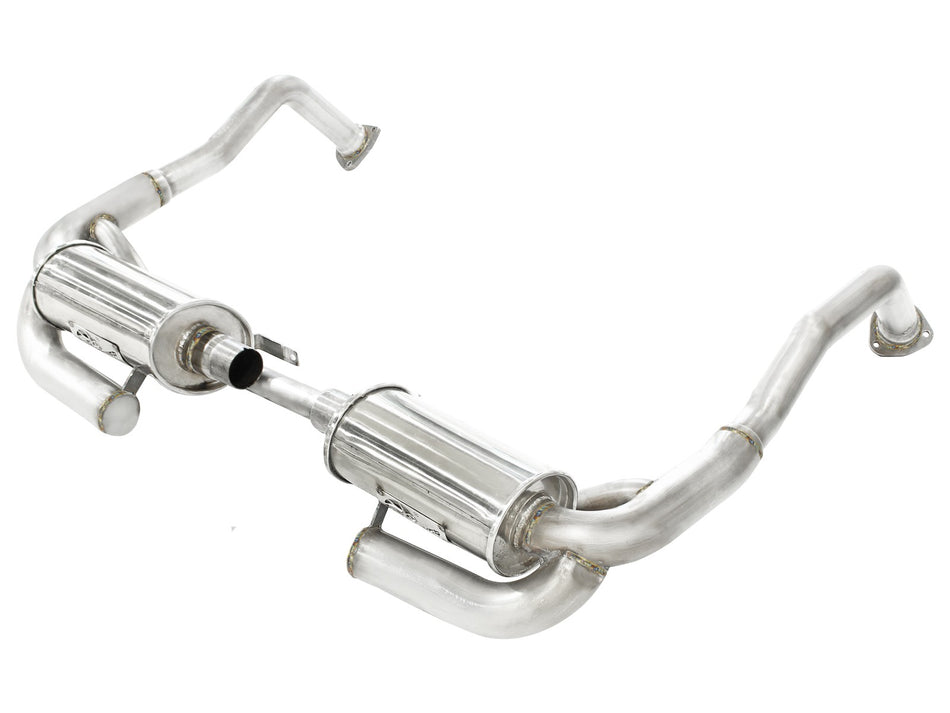 MACH Force-Xp 2in to 2-1/2in Stainless Steel Cat-Back Exhaust System Porsche Boxster S (987.1) 05-08 H6-3.4L
