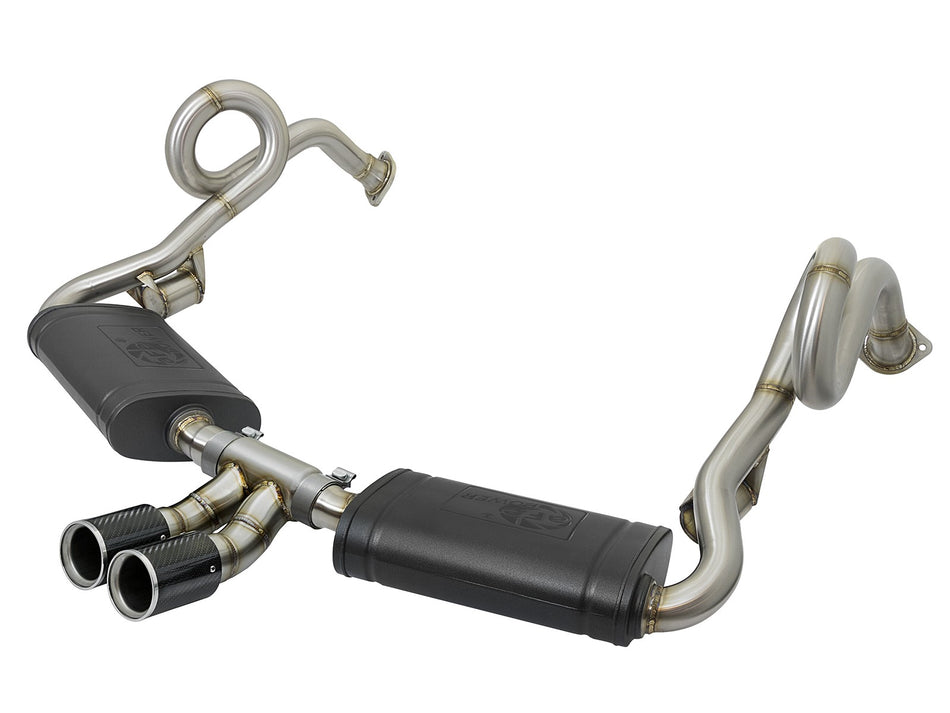 50 lbs. 49X23X13 MACH Force-Xp 2-1/2 IN to 2 IN Stainless Steel Cat-Back Exhaust System Carbon Porsche Cayman S/Boxster S 981 13-16 H6-2.7L/3.4L