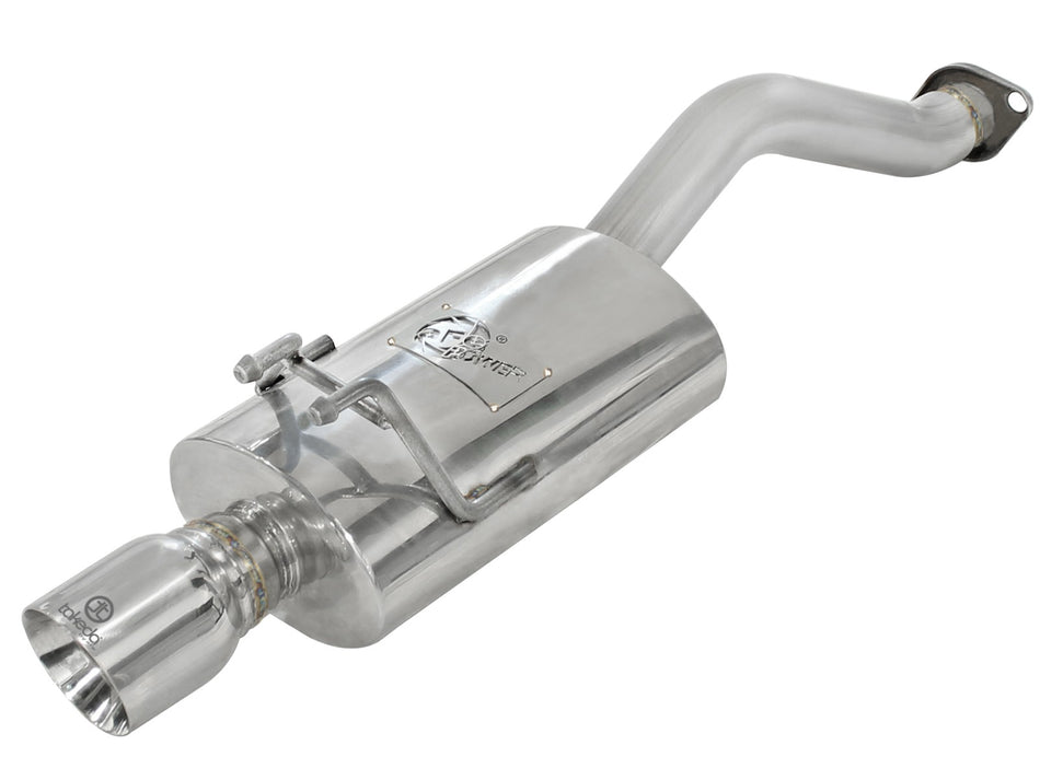 Takeda 2-1/2in 304 Stainless Steel Axle-Back Exhaust System Honda Civic 06-11 L4-1.8L