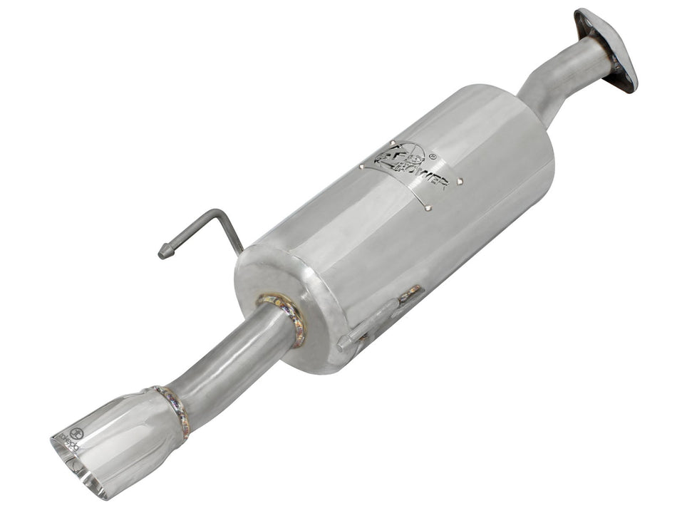 10 lbs. 48X14X10 Takeda 2in 304 Stainless Steel Axle-Back Exhaust w/Polished Tip Honda Fit 07-08 L4-1.5L