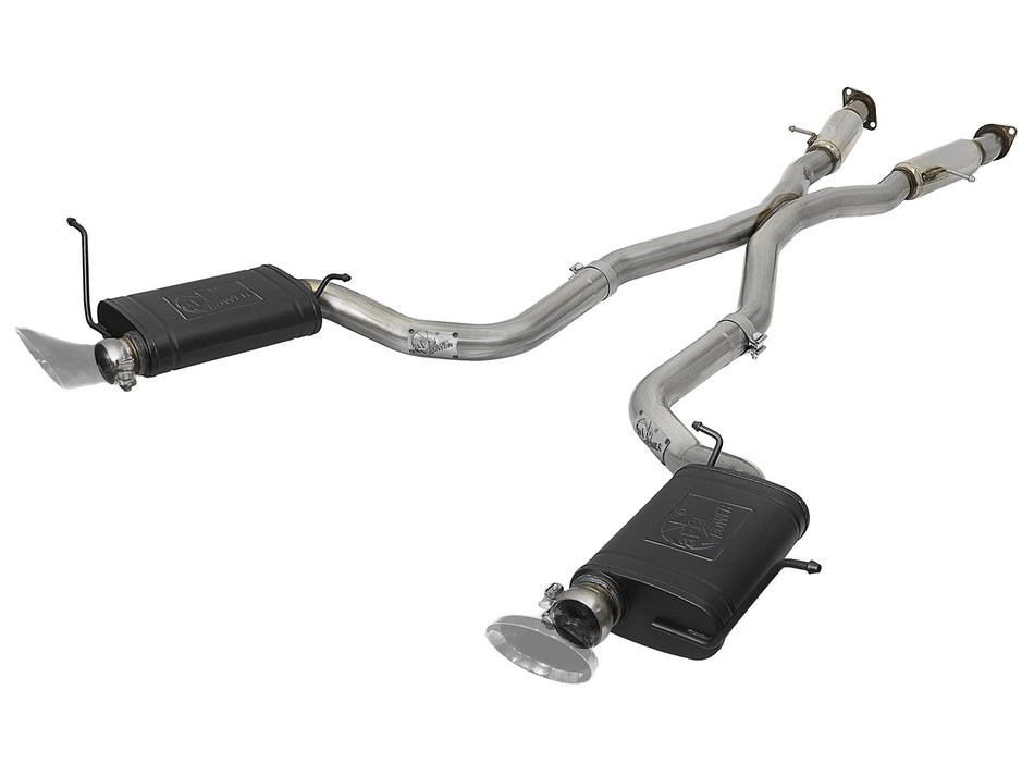 67 lbs. 66X22X14 MACH Force-Xp 3 IN 304 Stainless Steel Cat-Back Exhaust System w/ Resonator Jeep Grand Cherokee WK2 12-20 V8-6.4L / V8-6.2L sc HEMI