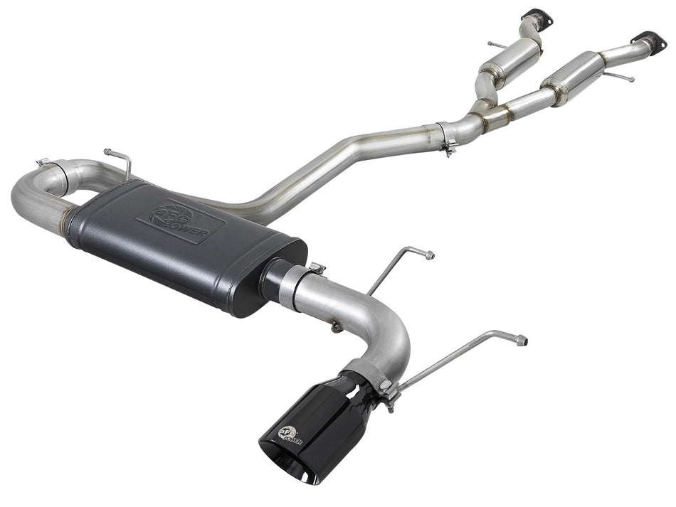 60 lbs. 47X24X12 MACH Force-Xp 2-1/2 IN to 3 IN 304 Stainless Steel Cat-Back Exhaust w/ Black Tip Jeep Grand Cherokee WK2 14-20 V6-3.6L
