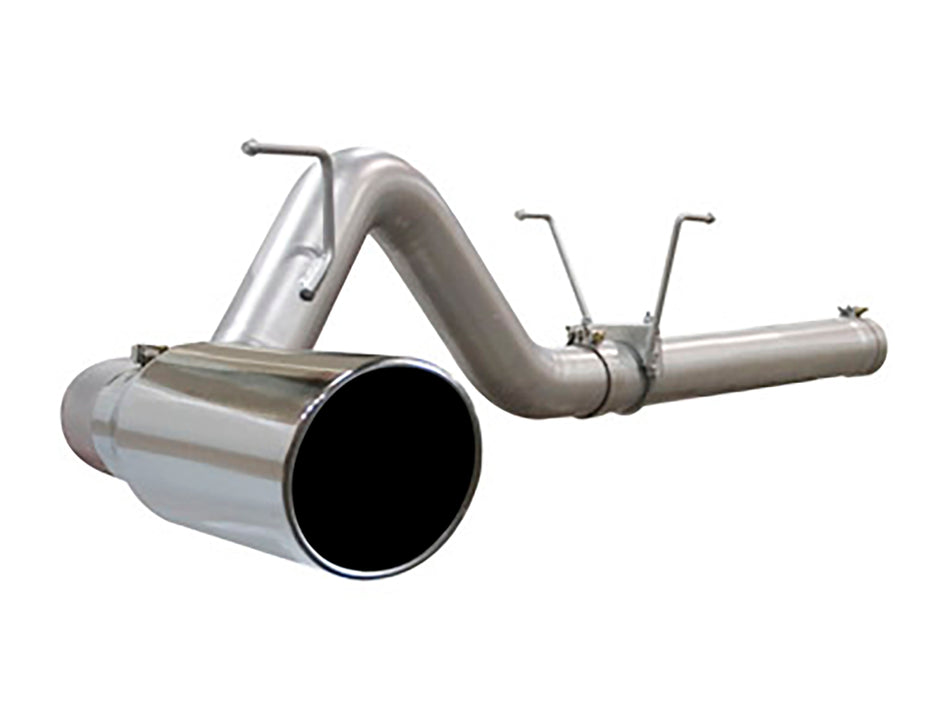 38.6 lbs. 59X19X13 Large Bore-HD 4 IN 409 Stainless Steel DPF-Back Exhaust System Dodge Diesel Trucks 07.5-12 L6-6.7L
