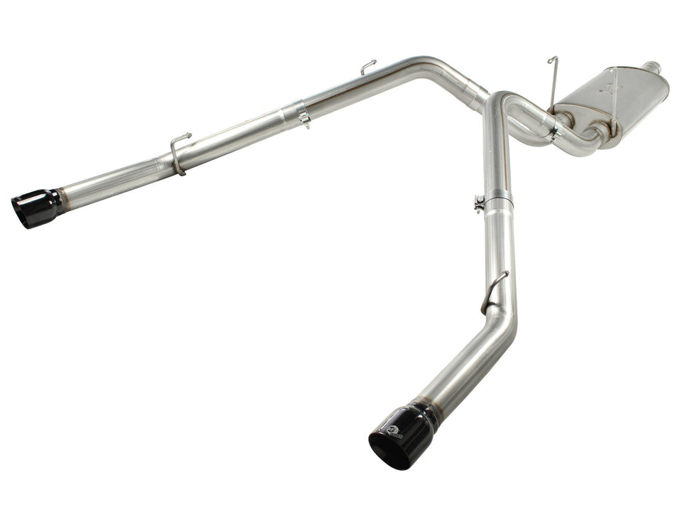 Mach Force-Xp 3 IN Cat-Back Exhaust System with Dual Gloss Black Tips Dodge/RAM 1500 09-18 / RAM 1500 Classic 2019 V8-5.7L HEMI